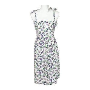 VINTAGE Tanner Whimsical Pink Green White Whimsical Seashell Dress Size Medium?